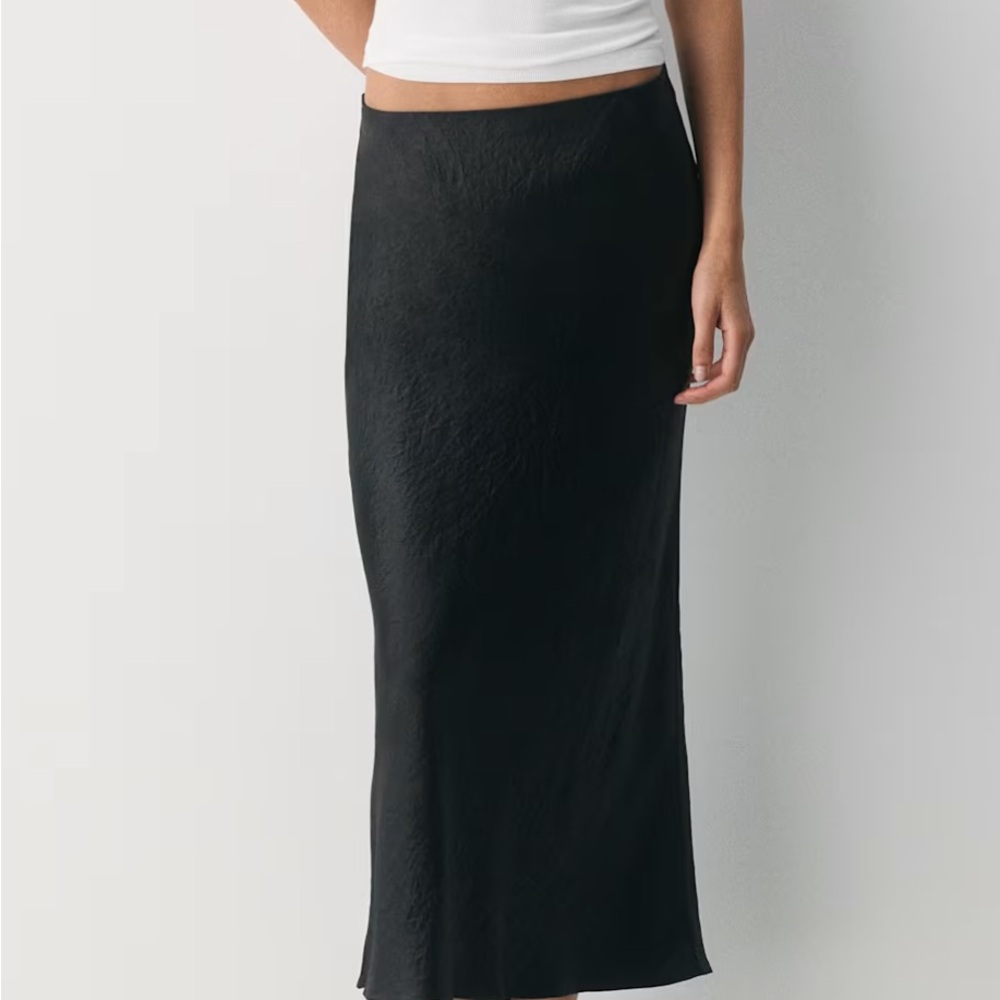 Aritzia Slip Satin Pencil Skirt